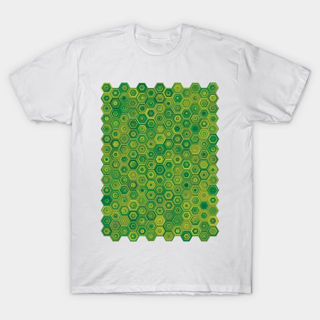 hex pos var green T-Shirt by suranyami